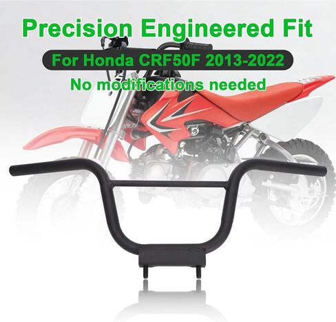 Black Handlebar Steering Bars for Honda CRF50F 2013-2022 | Replace for# 53100-GEL-306, Direct Fit & Easy Installation in Saudi Arabia