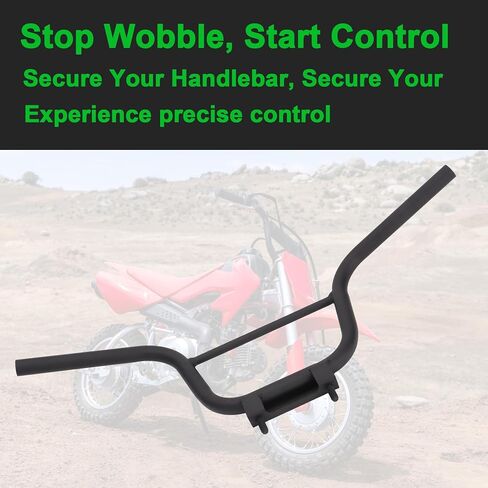 Black Handlebar Steering Bars for Honda CRF50F 2013-2022 | Replace for# 53100-GEL-306, Direct Fit & Easy Installation in Saudi Arabia