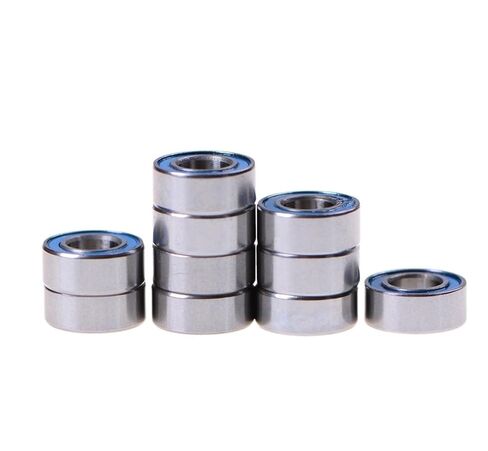 ثنائية المعدن ختم درع مايكرو الأخدود العميق تحمل 10 قطعة MR105-2RS 5x10x4 مللي متر مصغرة الكرات المطاط مختومة in Kuwait