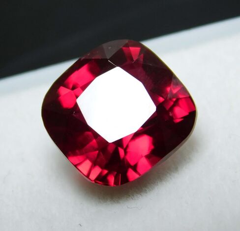 8.56 Ct Natural Red Ruby CERTIFIED Loose Gemstones Square Cushion Cut Ring Size in Kuwait