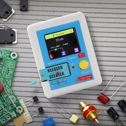 مكون محلل عام متعدد الوظائف، جهاز قياس المكونات الإلكترونية بشاشة LCD رقمية، اختبار الجهاز تلقائيًا لمقاومة مكثف الصمام الثنائي، تصميم محمول، ترانزستور اختبار in Kuwait