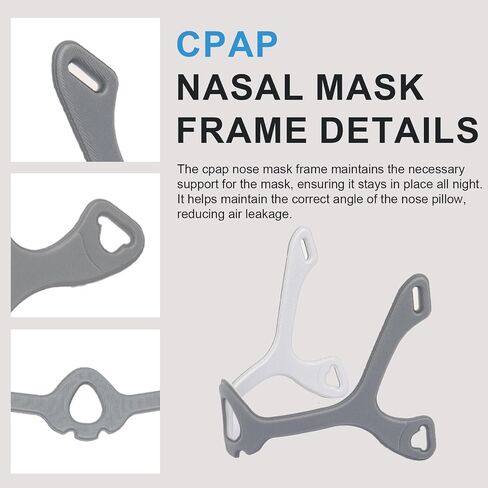 إطار قماشي لقناع الأنف Wisp، إطار قناع الأنف CPAP، إطار غطاء رأس CPAP لجهاز Wisp Respironics - حجم قياسي، عبوتان in Kuwait