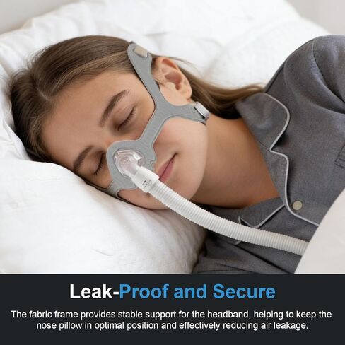 إطار قماشي لقناع الأنف Wisp، إطار قناع الأنف CPAP، إطار غطاء رأس CPAP لجهاز Wisp Respironics - حجم قياسي، عبوتان in Kuwait