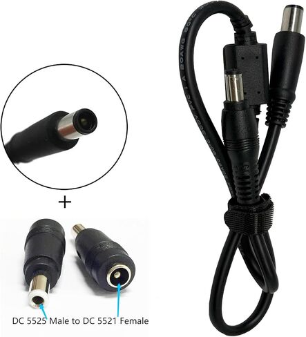 DC Power Cord Convert Cable for Resmed Airsense 10 S10 Aircurve10 CPAP Machine, 24V to 5.5mm 2.1mm /2.5mm Connector, 1M Length Fit 24V Battery Backup/Power Station/Power Bank in Kuwait