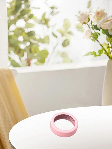 لواقي حلقة السيليكون OURA Ring5، غلاف حلقي ذكي مرن رفيع للغاية من BOVUGAC، مقاوم للماء ومضاد للسقوط، متوافق مع OURA Ring 5، حماية شاملة. (الحجم: 6 ~ 9) - أسود + وردي in Kuwait