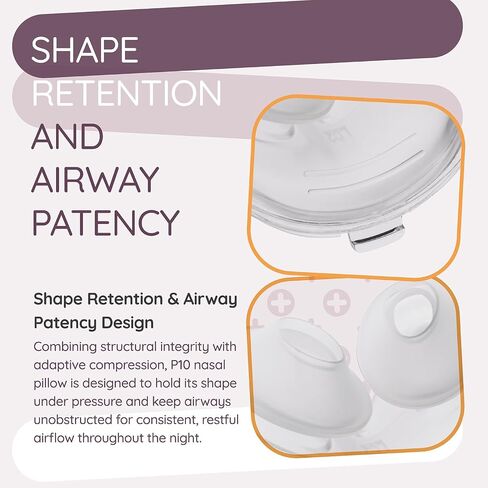 وسادة أنف بديلة لـ CPAP لإطار Resmed AirFit P10، وسادة أنف من السيليكون CPAP جزء 62933 - كبير in Kuwait