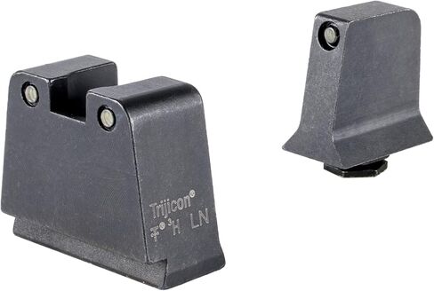 مجموعة Trijicon للرؤية الليلية/الارتفاع البصري لـ Glock 42 و43 و43X و48، والتريتيوم الأخضر الأمامي والخلفي - GL243-C-601141 in Kuwait