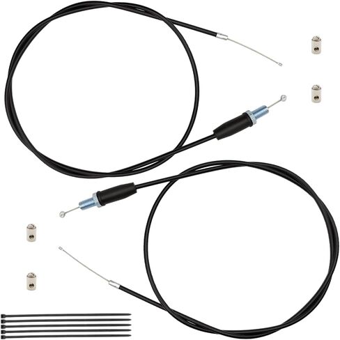 2PACK 50 Inch Mini Bike Throttle Cable for Coleman CT200U Predator 212 Baja MB165 MB200 196cc 5.5hp 200cc 6.5hp Heat Warrior MOTOVOX MBX10 MBX11 GX160 GX200 Pit Dirt Bike Parts in Kuwait