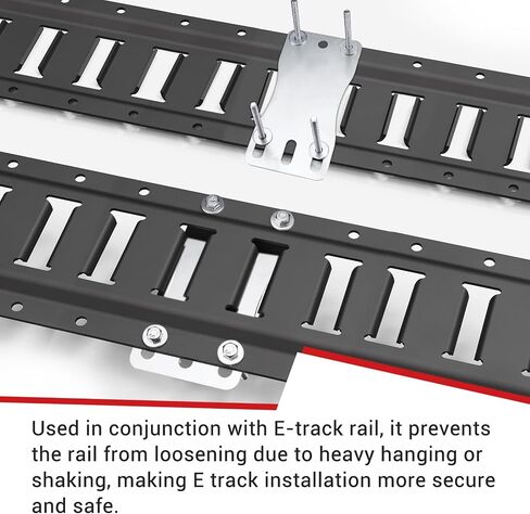 طقم تثبيت لوحة المسار الإلكتروني E-Track Back Plate 16 قطعة طقم تثبيت اللوحة الخلفية للوحة المسار الإلكتروني مع مسامير وصواميل وغسالات in Kuwait