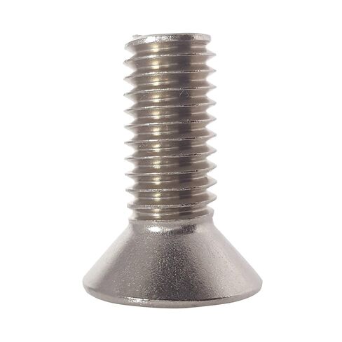 مسامير غطاء مقبس برأس مسطحة 10-32 × 3/4 بوصة 18-8 من الفولاذ المقاوم للصدأ، الكمية 50، رأس غاطس، محرك ألين سداسي من Fastenere in Kuwait
