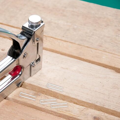 Abaodam Heavy Duty Metal Staples for Stapler U Shaped Nails for Woodworking and Fencing DIY Construction 5000 Pieces Box Sturdy Hardware Fasteners for Crafts in Kuwait