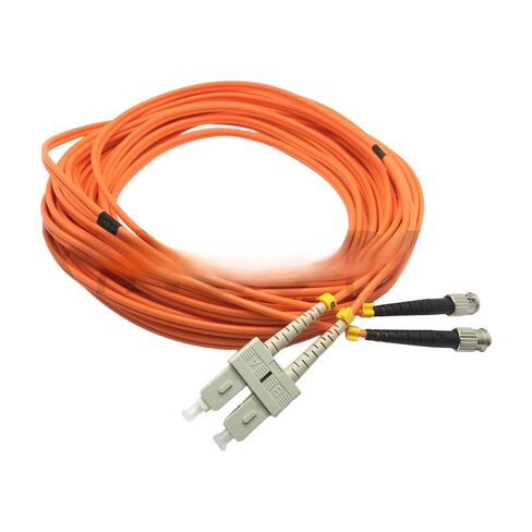 5M MM OM1 62.5/125 3.0mm دوبلكس SC-ST SCUPC إلى STUPC وصلة الألياف in Kuwait
