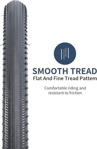 YUNSCM 700x38C Bike Tires 38-622 60TPI Puncture Proof Tires| Fast, Light, Durable, for 700C Road, Hybrid, City Touring Bike 700x36C 700x38C 28x1.50 Bicycle Tires 2-PCS (Y-1154) in Kuwait