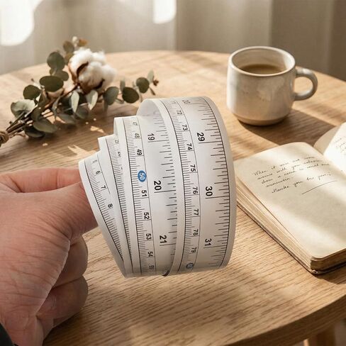 8 PCS Self-Adhesive Measuring Tape, 35 Inch Peel and Stick Tapes Measure Imperial Metric Stick On Ruler Left-Right Reading Ruler Tape for Workbench, Table Saw, Drafting Table in Kuwait