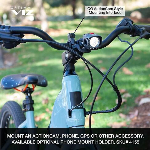NiteRider EPro 1000 E-Bike Headlight – 1000 Lumen Hardwired Electric Bike Light, IP64 Water Resistant, 2 Modes Steady/Pulse, 12V–40V Compatible, Handlebar Mount, for Class 1/2/3 E-Bikes in Kuwait