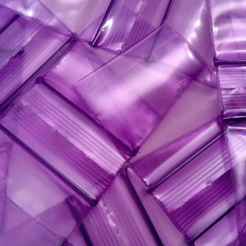 1515 Original Mini Ziplock 2.5mil Plastic Bags 1.5" x 1.5" Reclosable Baggies (Purple) in Kuwait