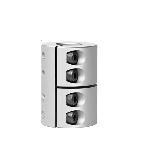 T8 Lead Screw Rigid Shaft Coupling Aluminum Clamp-on Couplings D40 L50 Stepper Motor 1Pcs(12-20) in Kuwait