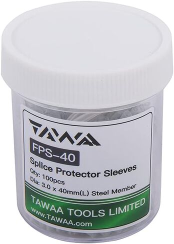KPS-40 Fiber Optical Fusion Splicer Fiber Protection Sleeve 40mm 100pcs Heat Shrink Tube in One Box in Kuwait
