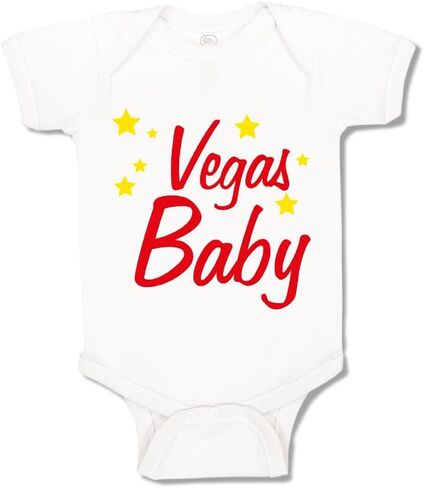 Cute Rascals Baby Bodysuit Vegas Baby Funny Humor Boy & Girl Clothes Funny Cotton A White Design Only 6 Months in Kuwait