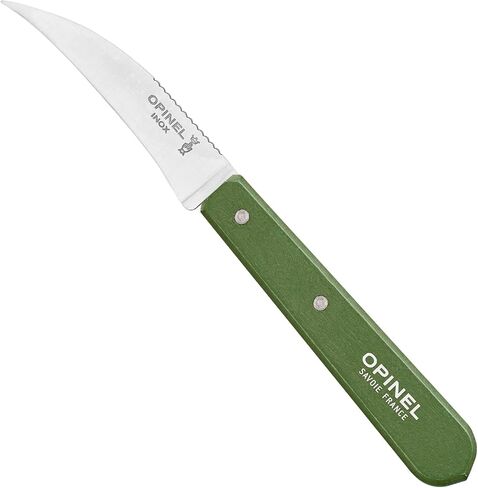 OPINEL Essential رقم 114 سكين الخضروات، مقابض خشب البوق، صنع في فرنسا (طبيعي) in Kuwait