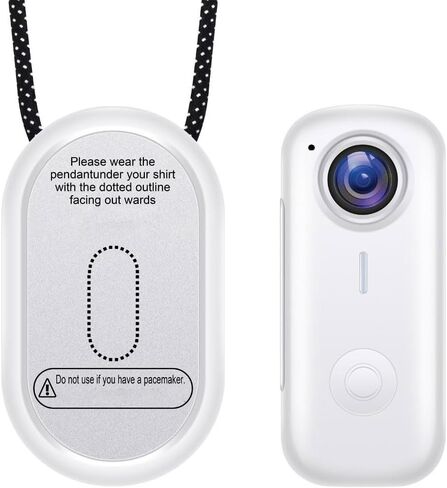 2K Portable Magnetic Action with Charging, 650mAh Battery, Motion Detection Recording Pet Walking Travel Work Wearable Body Cam(Black) in Kuwait