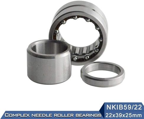 TMP1105 NKIB59/22 محامل معقدة محمل ذو بكرات إبرية الزاوي الاتصال الكرة تحمل NATB59/22 NATB 59749/22 22X39X25mm in Kuwait