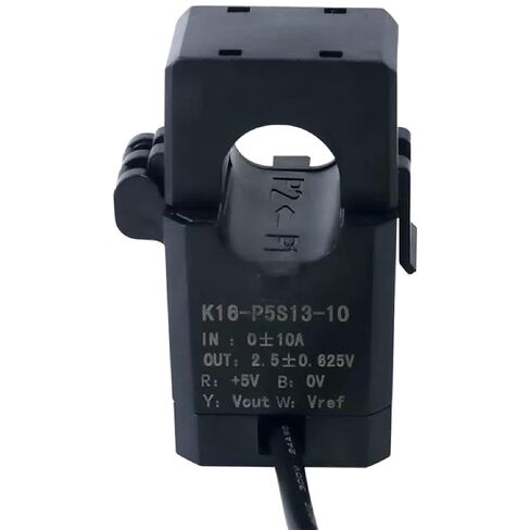 محول تيار بتأثير هول 16 مم القطر الداخلي DC 10A 20A 30A 50A 100A 2.5V 2V ct المشبك محول التيار مستشعر التيار المقسم (10A، 2.5V 0.625V) in Kuwait