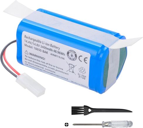 Vacuum Battery Replacement for Bobsweep Bob Sweep, for Junior WJ540011 WP460011RO for BobSweep Pro SJP110020 for SpinWave Wet and Dry Robotic Vacuum 5345 1618526 1625424 Z65B155 Robotic Vacuum Cleaner in Kuwait