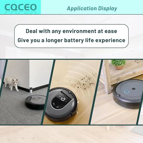 Vacuum Battery Replacement for Bobsweep Bob Sweep, for Junior WJ540011 WP460011RO for BobSweep Pro SJP110020 for SpinWave Wet and Dry Robotic Vacuum 5345 1618526 1625424 Z65B155 Robotic Vacuum Cleaner in Kuwait