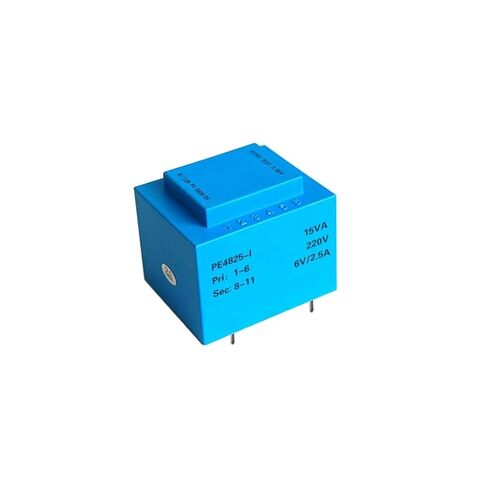 PE4825-I 15VA Input 110V-380V Output 6V/7.5V/9V/12V/15V/18V/24V Encapsulated PCB Welding Isolation Transformer 1Pcs(15VA 380V 9Vx2) in Kuwait