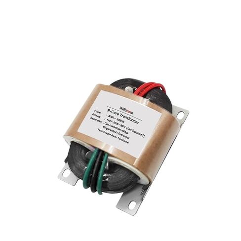 15W R-Core Power Transformer Dual Output 3Wires AC12V-0-12V / 24V-0-24V Copper Wire Audio Amplifier Use Input AC220V 110V 1Pcs(Input 220V_12V-0) in Kuwait