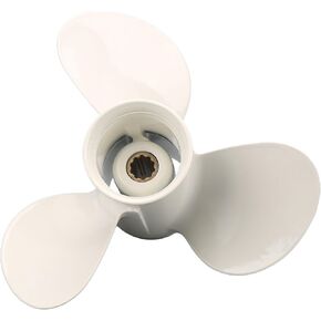 9 7/8 x 13-F Boat Outboard Propeller Compatible with Yamaha Outboard Engines 20HP 25HP 30HP 3 blade/10 Spline Tooth Replace# 664-45949-02-00, 664-45949-02-EL in Kuwait