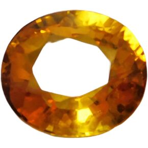 CERTIFIED Natural 12.33 Carat Oval Cut Sparkling Gems A+ Fire Orange Sapphire in Kuwait