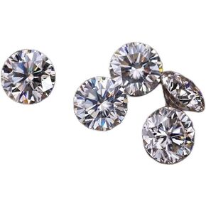 Certified Excellent Round Cut VVS1 D Color 2.50 MM 17 PCS Moissanite Gemstone-W in Kuwait