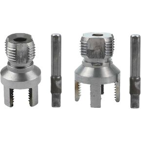 integrated die threader for water pipes, suitable for 20MM and 25MM sizes with internal and external threading function (Black 2PCS) in Saudi Arabia