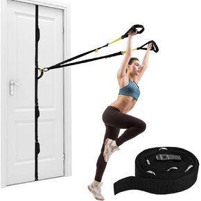 Door Anchor Strap for Resistance Bands, Multi-Point Door Exercise Anchor, Portable Anchor Gym Attachment with 5 Fixed Loops, Heavy Duty Home Gym Workout Equipment in Kuwait