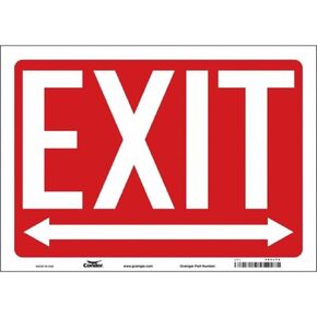 Safety Sign,EXIT,10"x14" in Kuwait