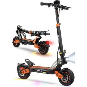 Electric Scooter for Adults, 1000W Motor, Up to 31 MPH Top Speed & 38 Miles Range, Dual Suspension, 10" All-Terrain Tires, Turn Signals, Foldable E Scooter with Dual Brakes & LCD Display in Kuwait