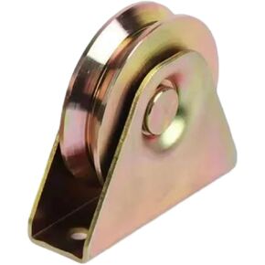 عجلة أخدود على شكل حرف V، قطعة واحدة من عجلة مسار V-Groove مقاس 40/50 مم من الصلب شديدة التحمل مع أدوات بكرة أدوات العمل الخارجية (V-40 مم) in Kuwait