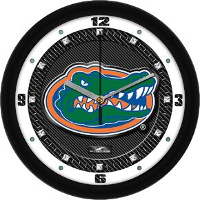 SunTime Florida Gators Wall Clock, Printed Carbon Fiber Team Art, Silent Non-Ticking Quartz Movement, 11.5" in Kuwait