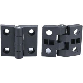 Black Hardware Cabinet ABS Door Hinge Furniture 1Pcs(52x45mm) in Kuwait