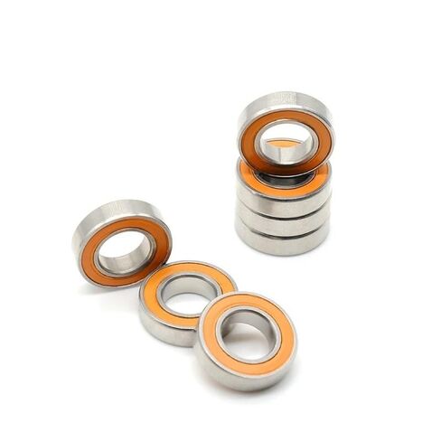 10Pcs S6800-2RS 10x19x5 mm ABEC-7 Stainless Steel Hybrid Si3n4 Ceramic Bearing 6800RS 6800 2RS Without Grease Fast Turning in Saudi Arabia