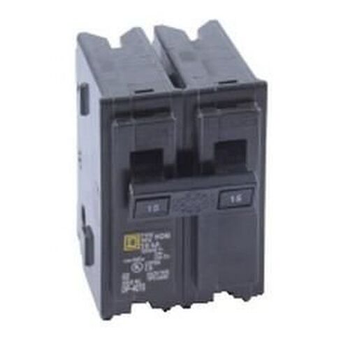 Square D HOM215 Plug-In Mount Standard Miniature Circuit Breaker 2-Pole 15 Amp 120/240 Volt AC Homeline in Kuwait
