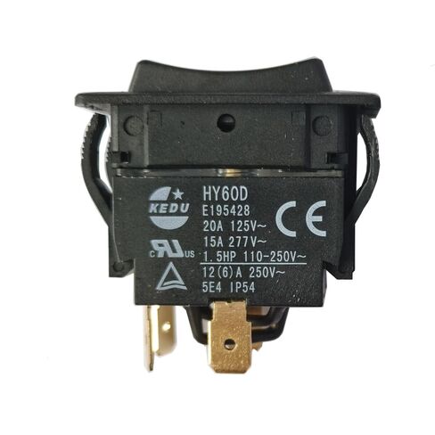 KEDU HY60D 4Pin RET-EXT 1.5HP 125V 20A Double-Pole Double-Throw Momentary Pushbutton Switches Push Button Switch in Kuwait