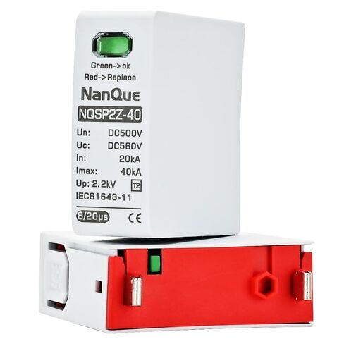 1 قطعة وحدة قابلة للاستبدال لجهاز حماية التيار NQSP2Z DC SPD 100/250/500/800/1000V T2 20-40KA (250، فولت) in Saudi Arabia