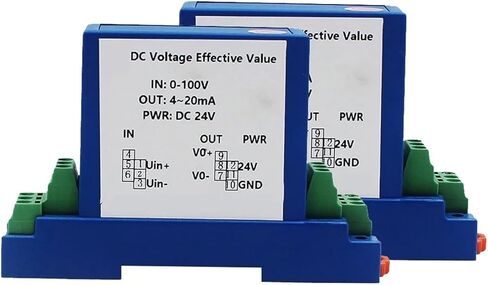 مستشعر جهد محول الضغط ZA-K12 AC 5V/10V/50V/100V/200V/500V محول طاقة 4-20 مللي أمبير 5 فولت 10 فولت مخرج DC24V مستشعر جهد إمداد الطاقة (خرج 0-20 مللي أمبير، AC0-10V-12-24V) in Kuwait