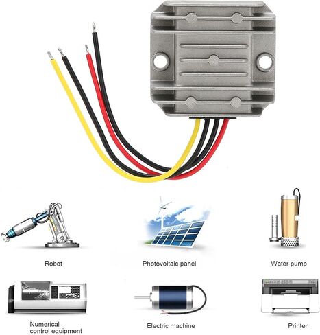 Hilitand DC 36V48V إلى 12V 10A 120W محول مخفض الجهد مع حماية IP67 لشاشة LED معدات صناعية لكاميرا الأمن in Kuwait