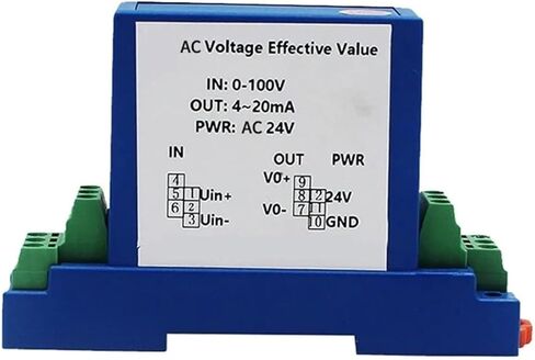 مستشعر جهد محول الضغط ZA-K12 AC 5V/10V/50V/100V/200V/500V محول طاقة 4-20mA 5V 10V مخرج DC24V مستشعر جهد إمداد الطاقة (Dc1-5v، AC0-10V-220 V) in Kuwait