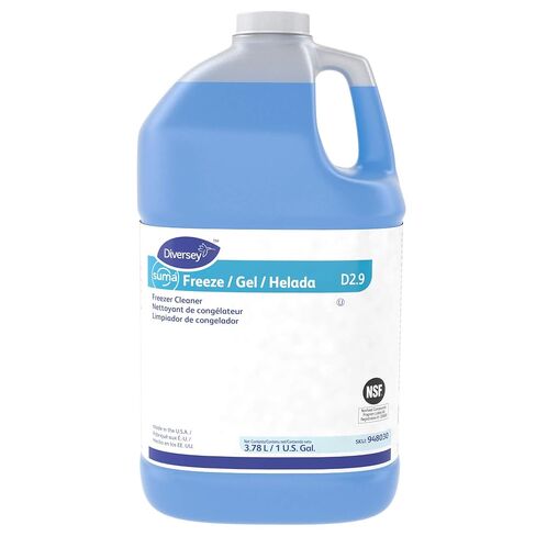 Diversey 948030 SUMA Freeze D2.9 Floor Cleaner, Walk-In Freezer and Cold Room, Below Freezing Formula, Ready-to-Use Liquid, Unscented, 1-Gallon in Kuwait