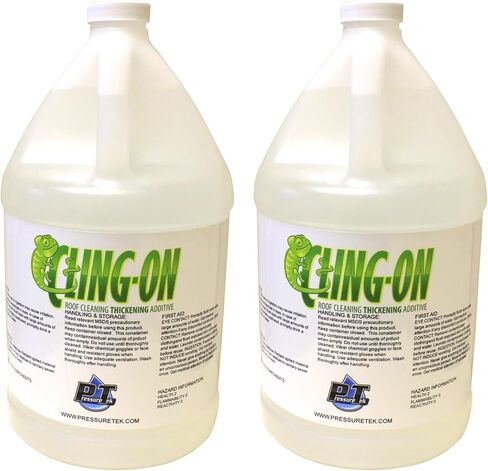 Cling On: Apple Scented Roof Surfactant and Roof Wash Additive for Even Distribution and Easy Rinsing, 1 Gallon (1) in Kuwait
